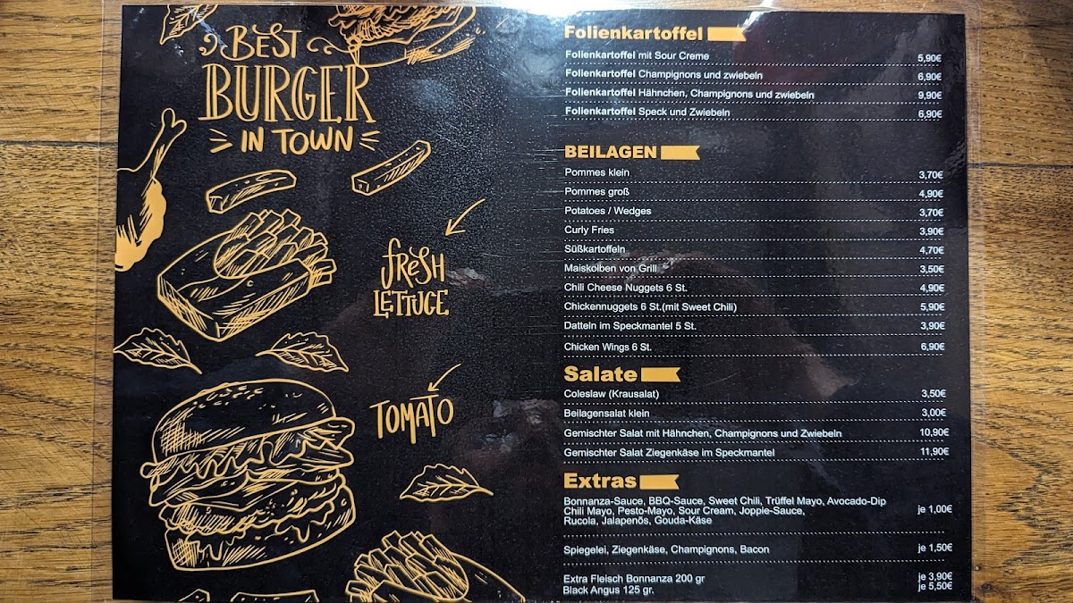 Bonnanza Burger Factory Photo Menu 4