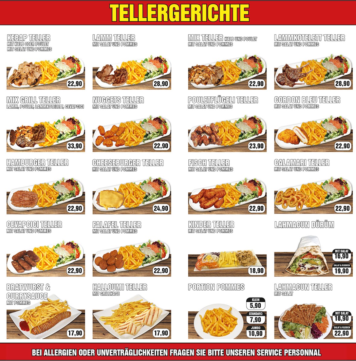 Charisma Sierre Kebab et Pizza Photo Menu 4