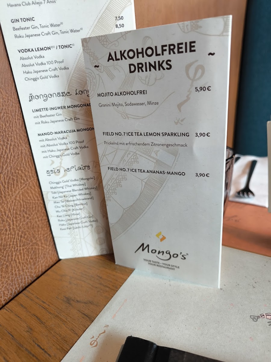 Mongo's Restaurant Düsseldorf Photo Menu 8