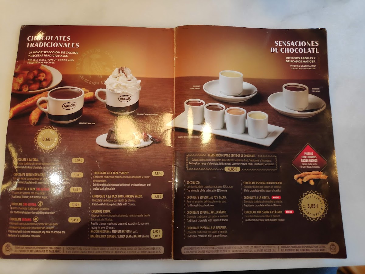 Chocolatería Valor Photo Menu 5