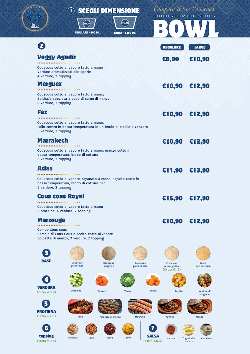 Atlas Cous Cous Photo Menu 1