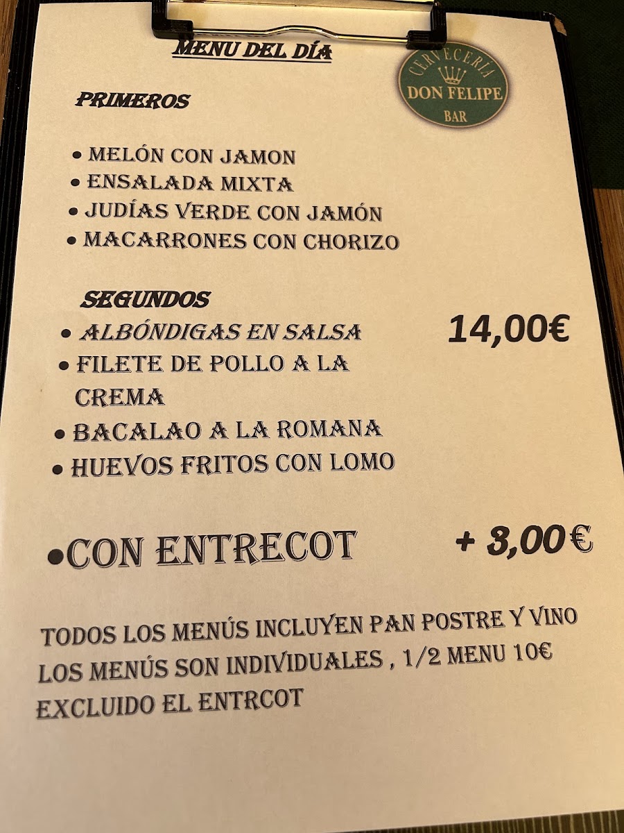 Cerveceria Don Felipe Photo Menu 4