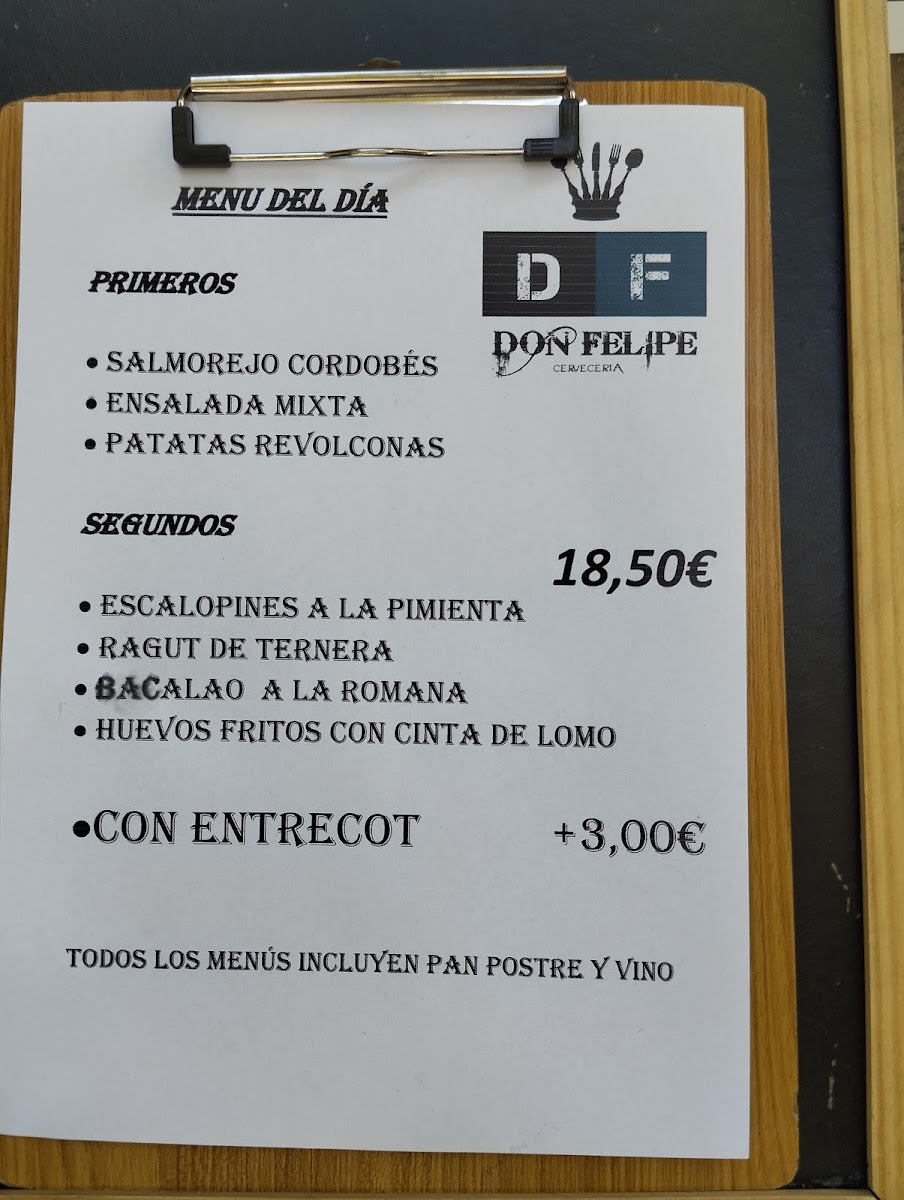 Cerveceria Don Felipe Photo Menu 6