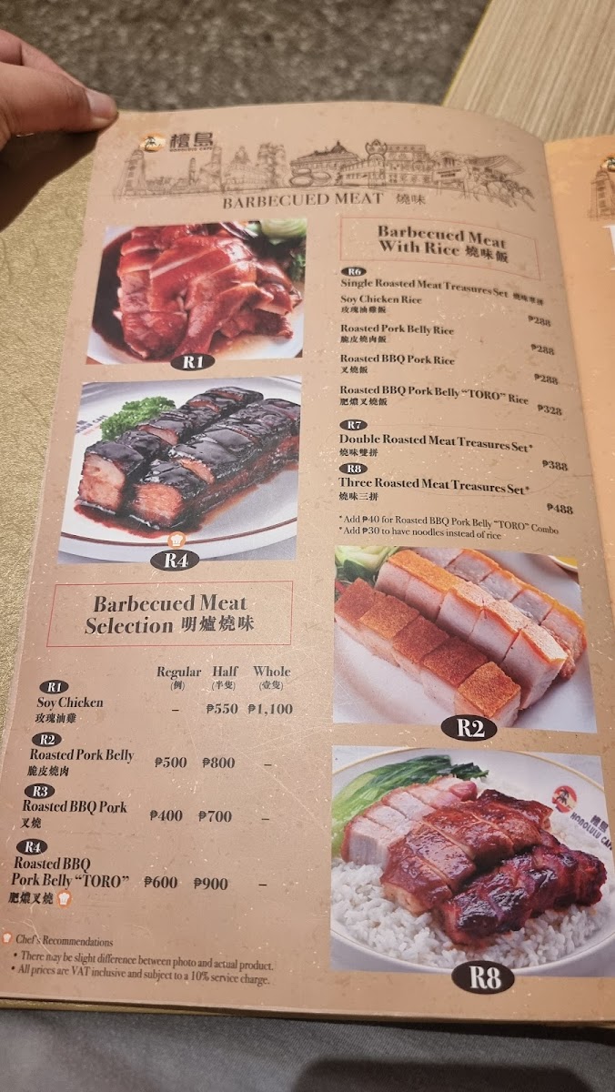 Honolulu HK Cafe - SM Aura Premier Photo Menu 1