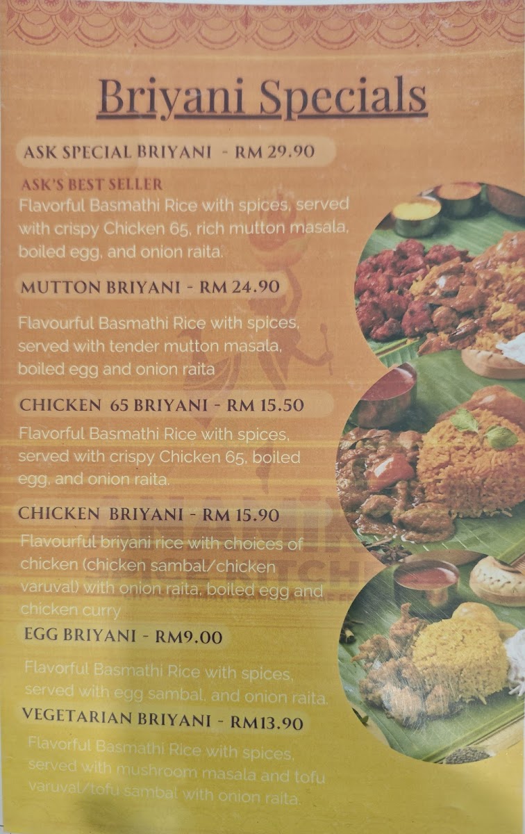 Anamika Spice Kitchen Photo Menu 2