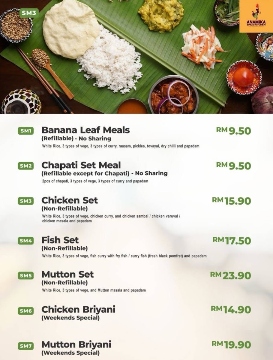 Anamika Spice Kitchen Photo Menu 5