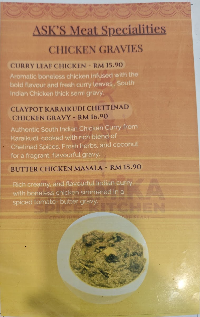 Anamika Spice Kitchen Photo Menu 6