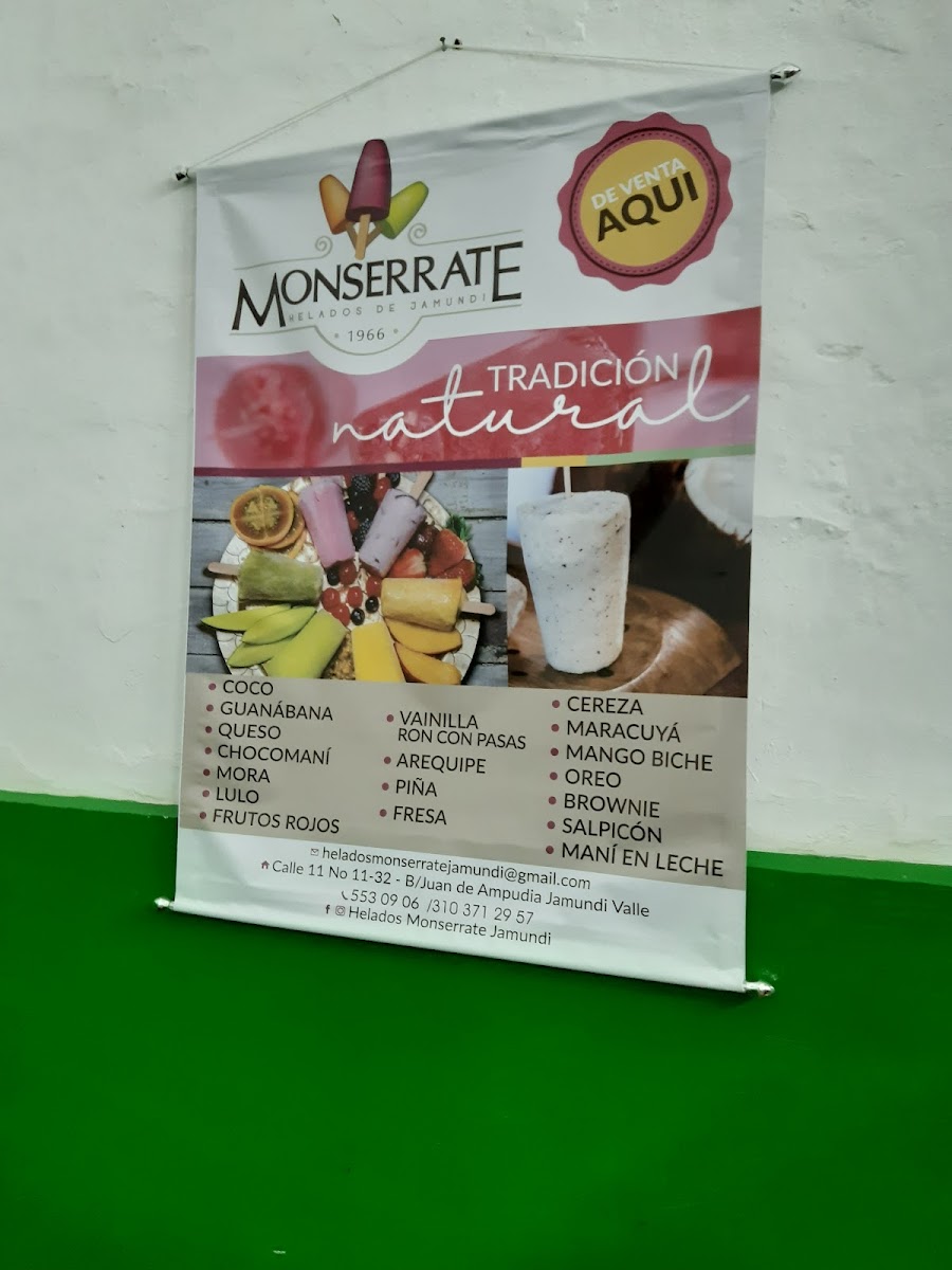 Helados Monserrate Jamundi Photo Menu 8
