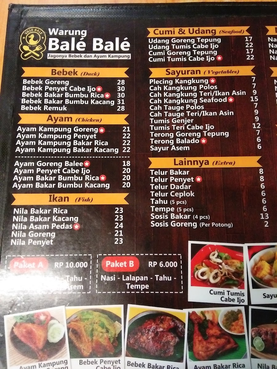 Nasi Bakar Iga Bale Photo Menu 3