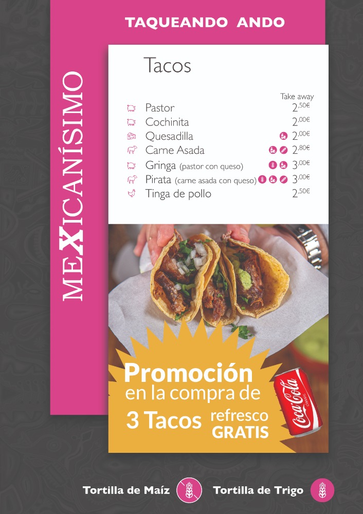 Mexicanísimo Salamanca Photo Menu 3
