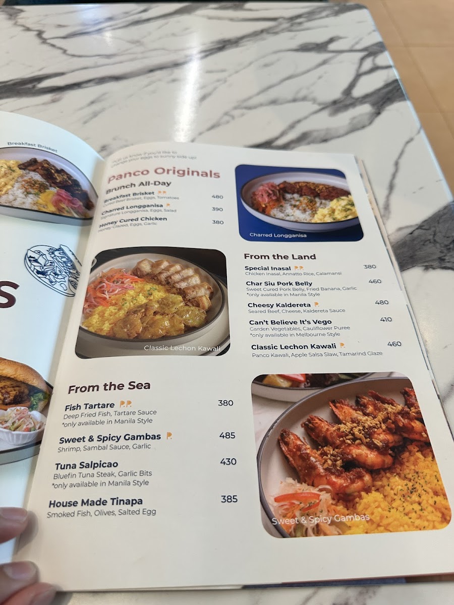 Panco Cafe - One Ayala Photo Menu 2