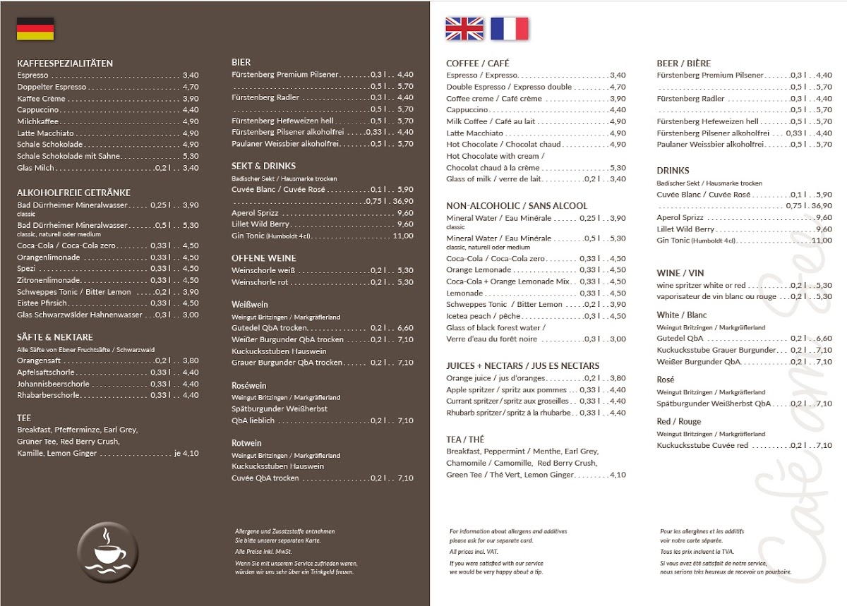 Café am See Photo Menu 1