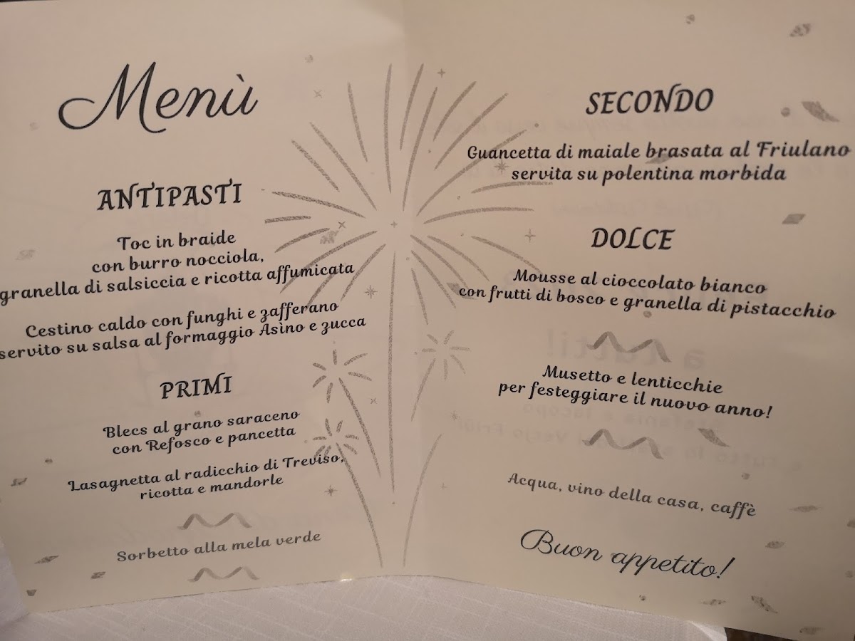 Ostarie Vecjo Friûl 1901 Photo Menu 10