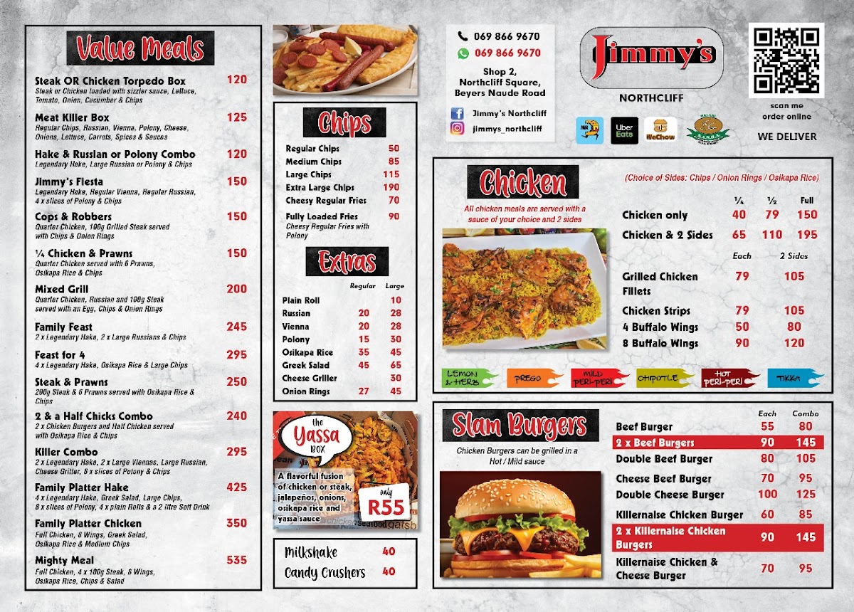 Jimmy’s Northcliff Square Photo Menu 2