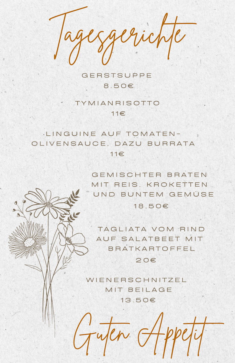 Gasthaus Zur Lärche Photo Menu 1