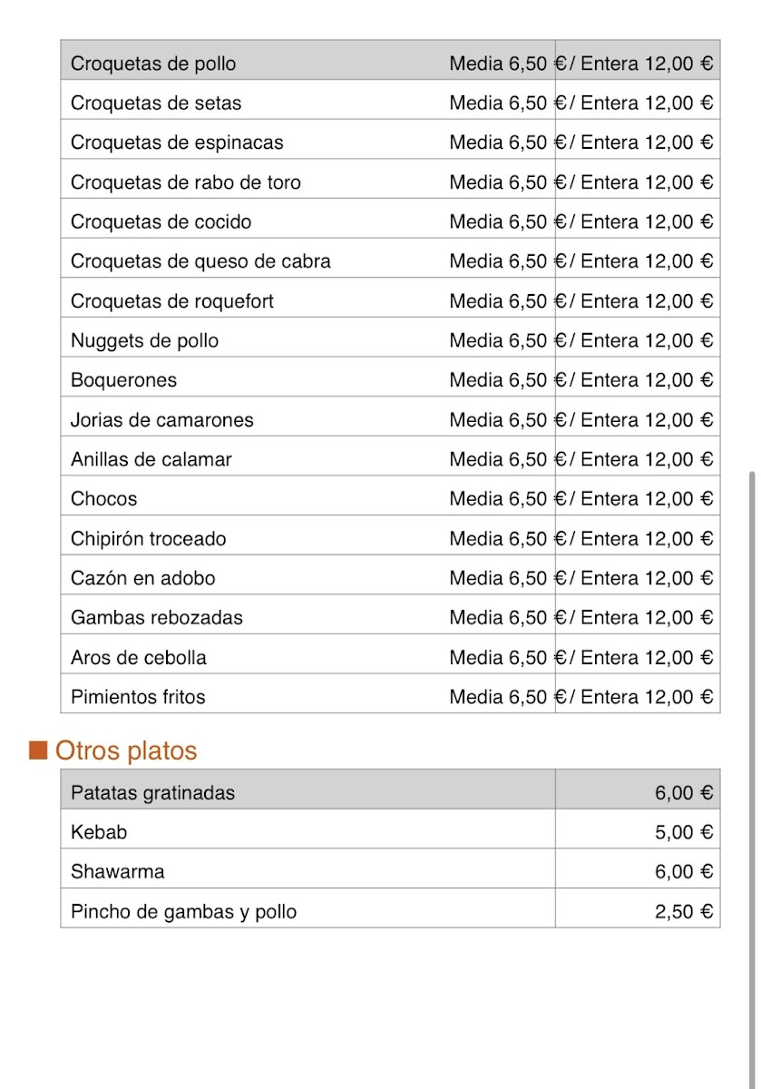 Asador Casa Berlín Photo Menu 1