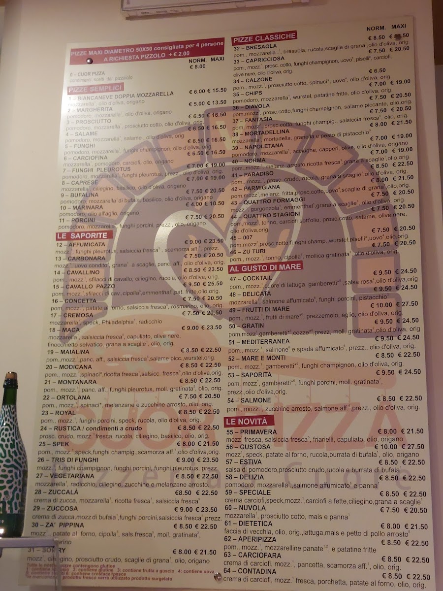 Pizzeria Cuor Pizza Photo Menu 1