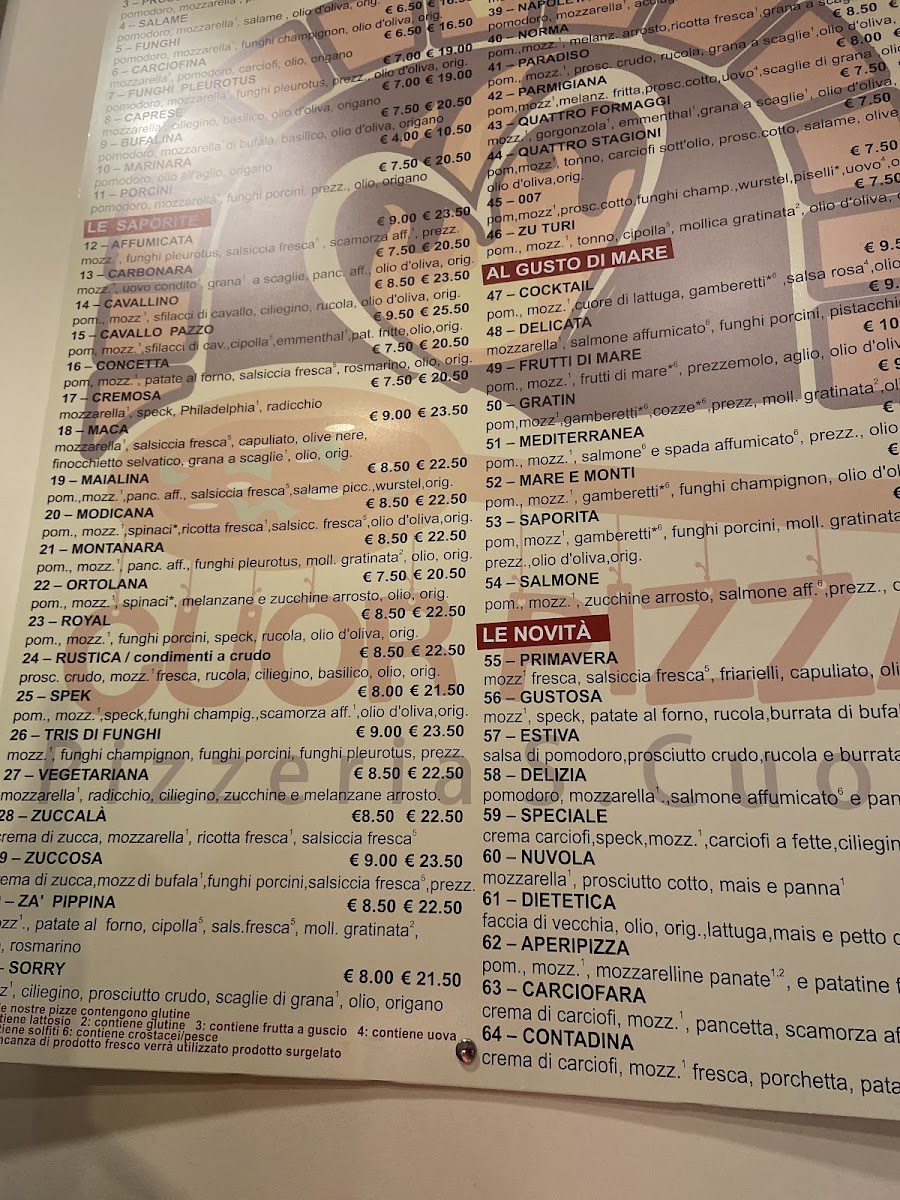 Pizzeria Cuor Pizza Photo Menu 3