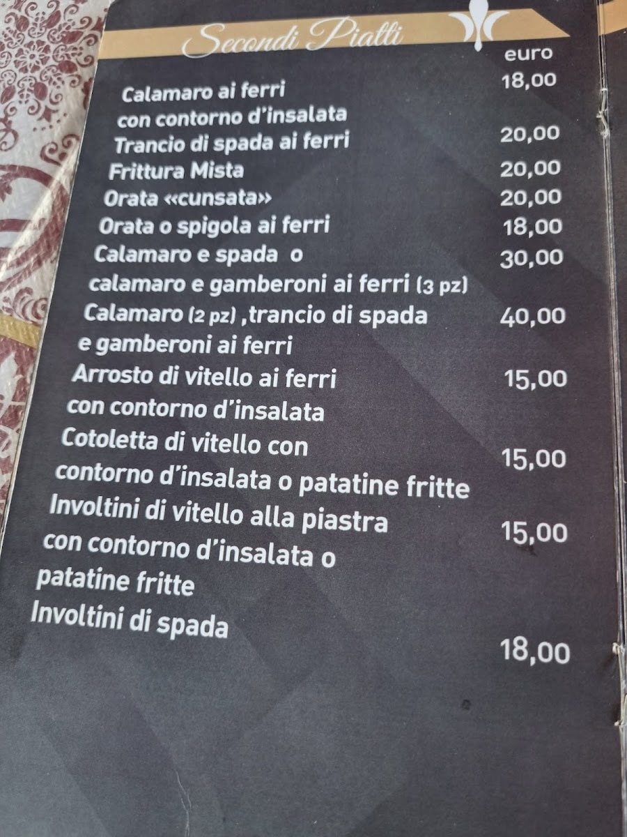 Lido Giglio Photo Menu 1