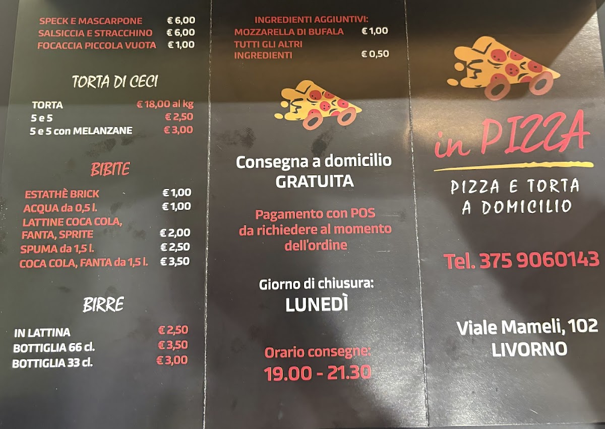 In Pizza Photo Menu 2