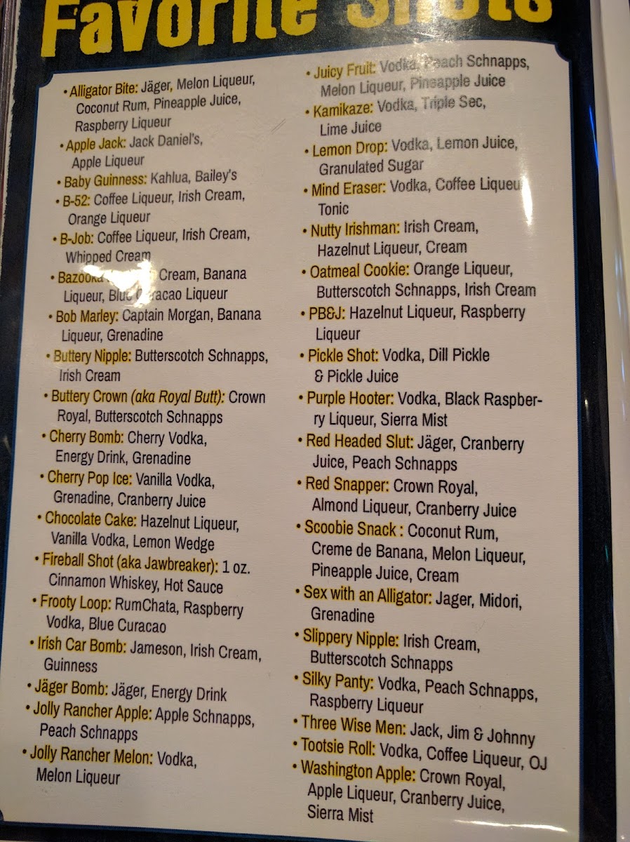 Wings Etc. Photo Menu 3