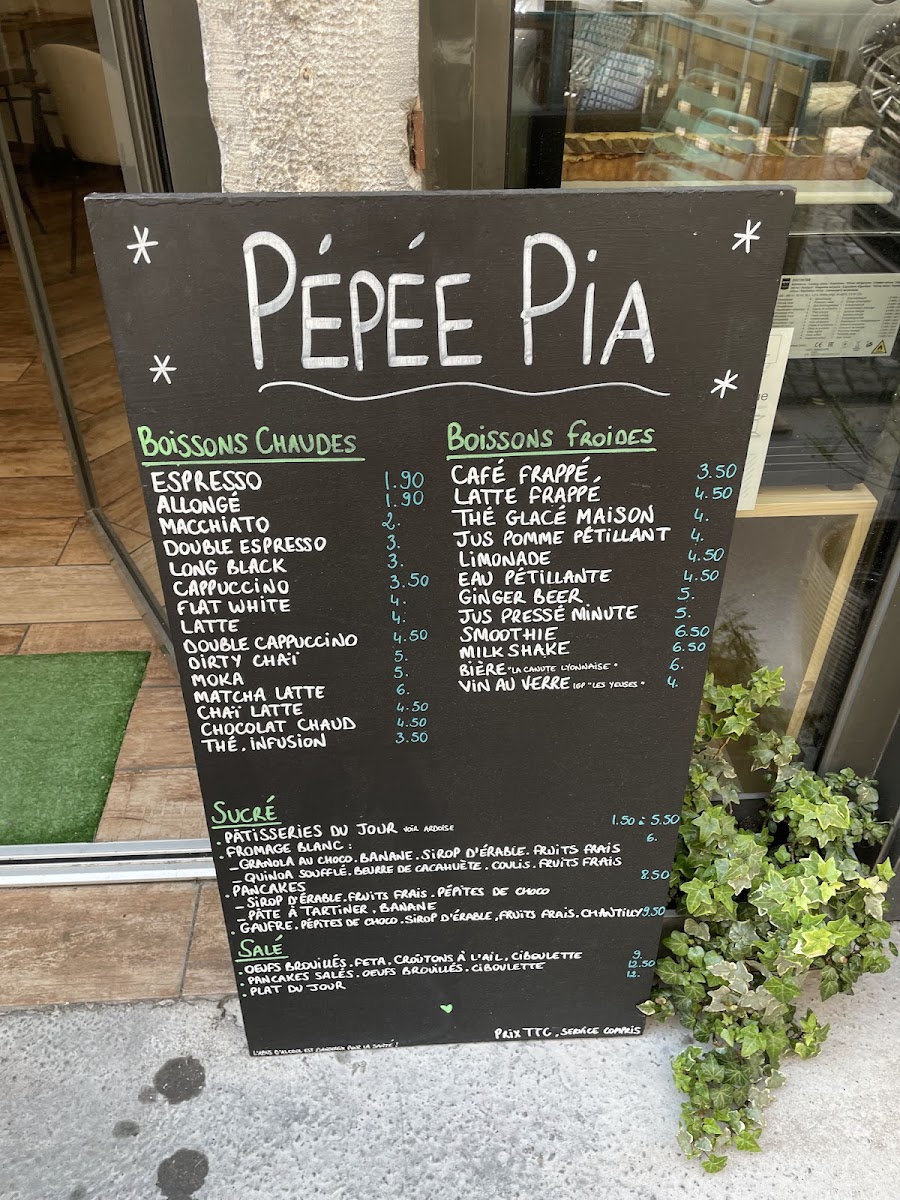 Pépée Pia Photo Menu 6