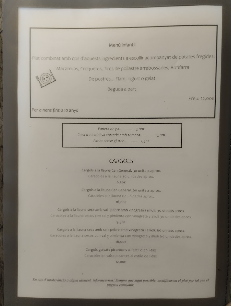 Restaurant Can General Photo Menu 5