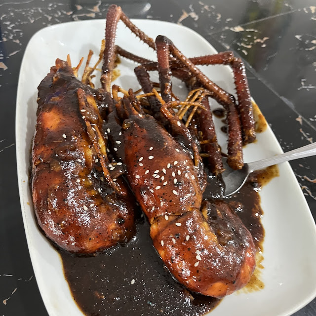 Udang Galah Saus Lada Hitam