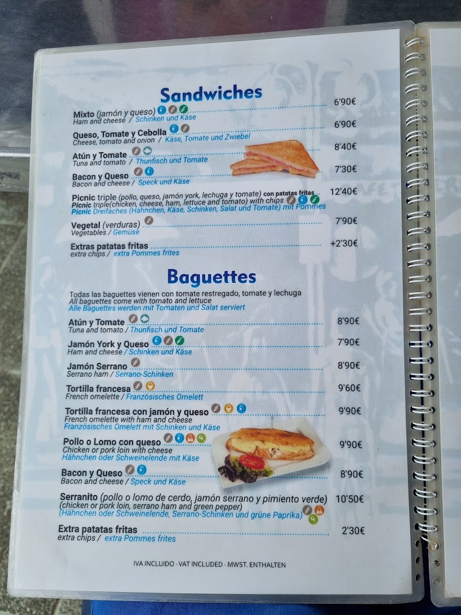 Cafeteria PICNIC Photo Menu 4