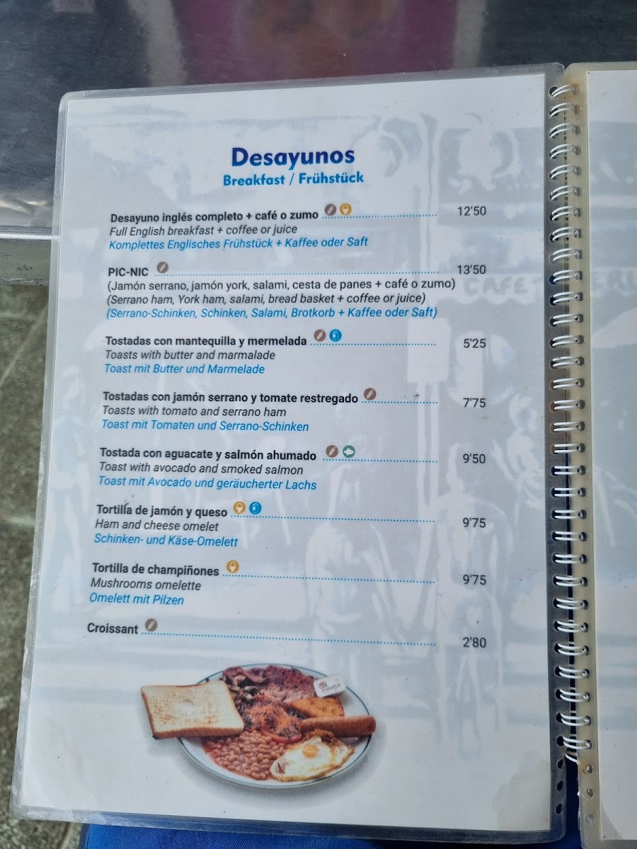 Cafeteria PICNIC Photo Menu 8