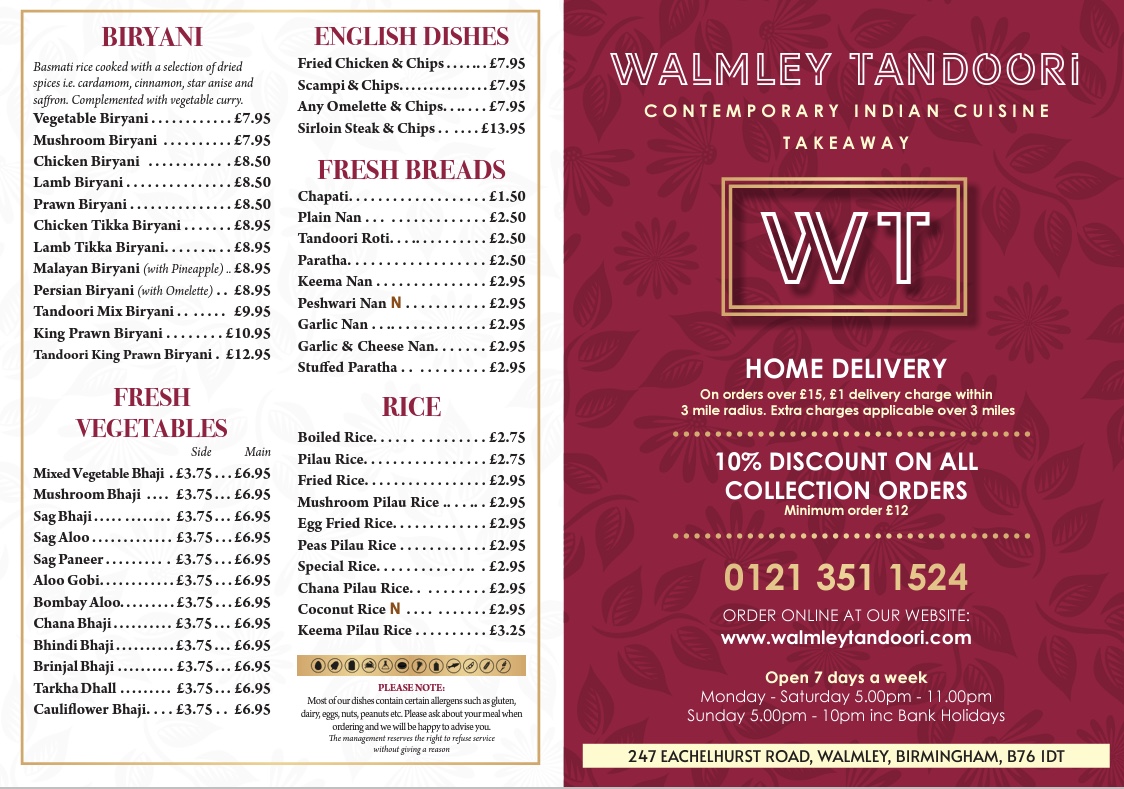 Walmley Tandoori Photo 2
