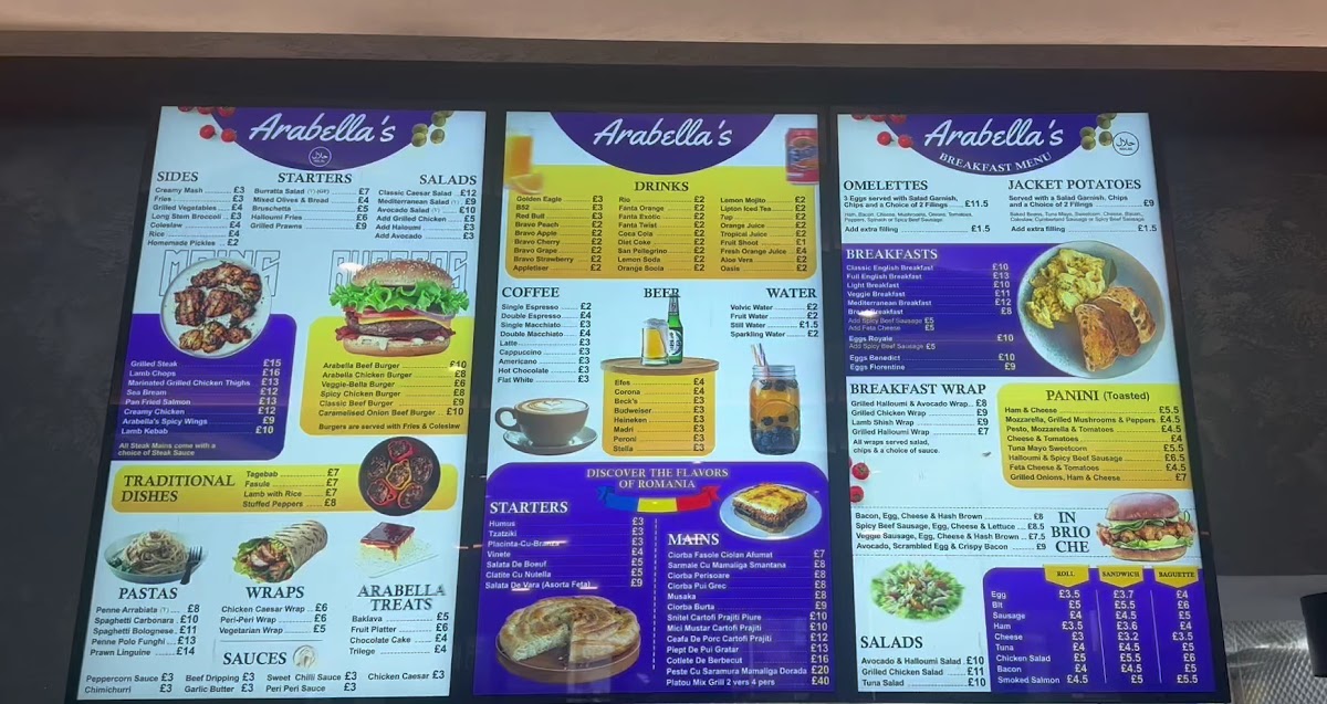 Arabella Restaurant & Lounge Photo Menu 3