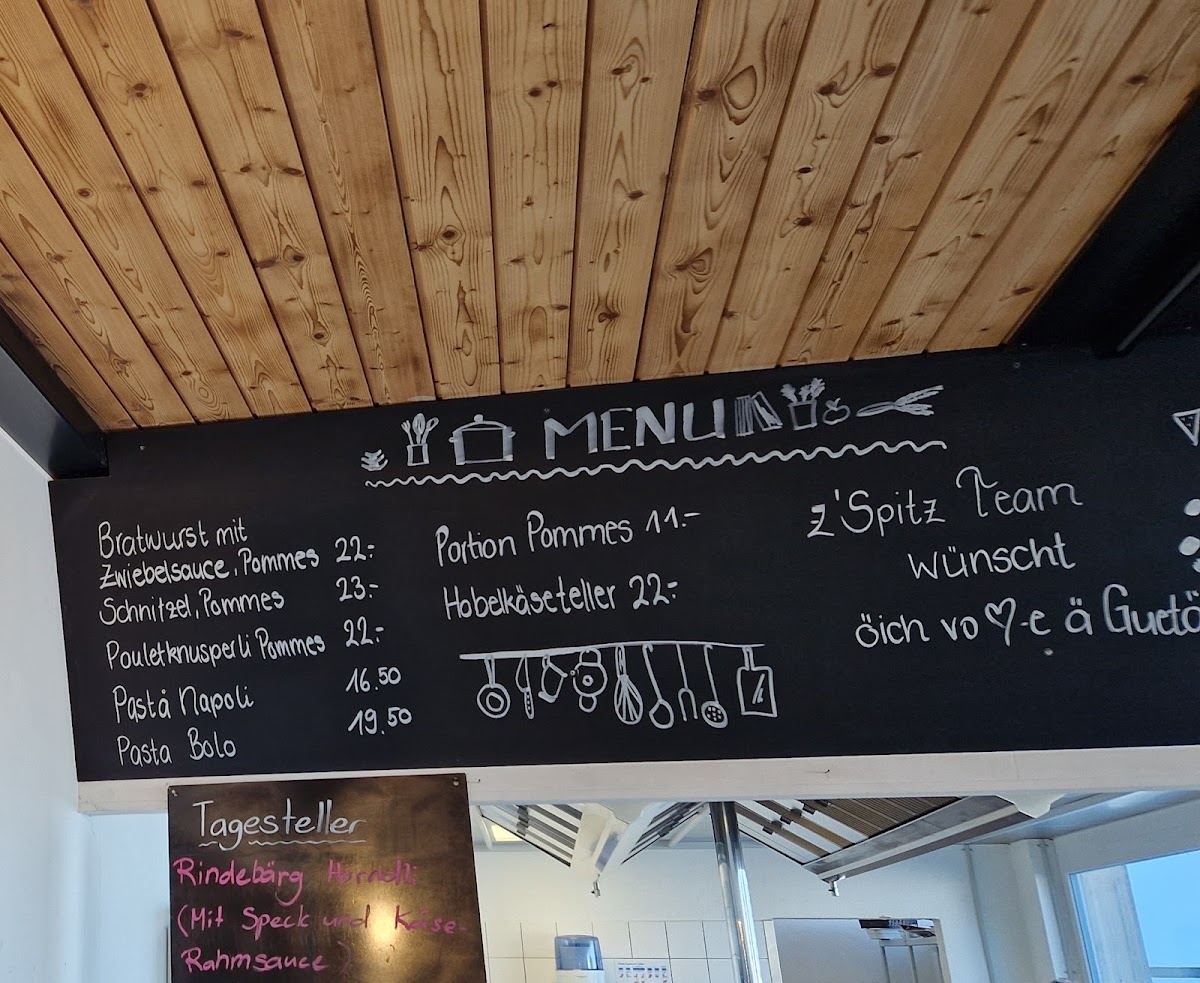 Bergrestaurant Rinderberg-Spitz Photo Menu 1