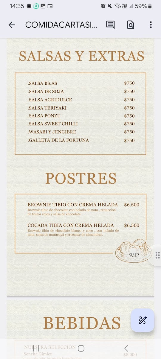 Tokin Sushi Photo Menu 5