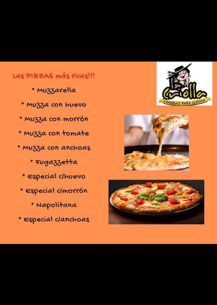 La Criolla Photo Menu 1