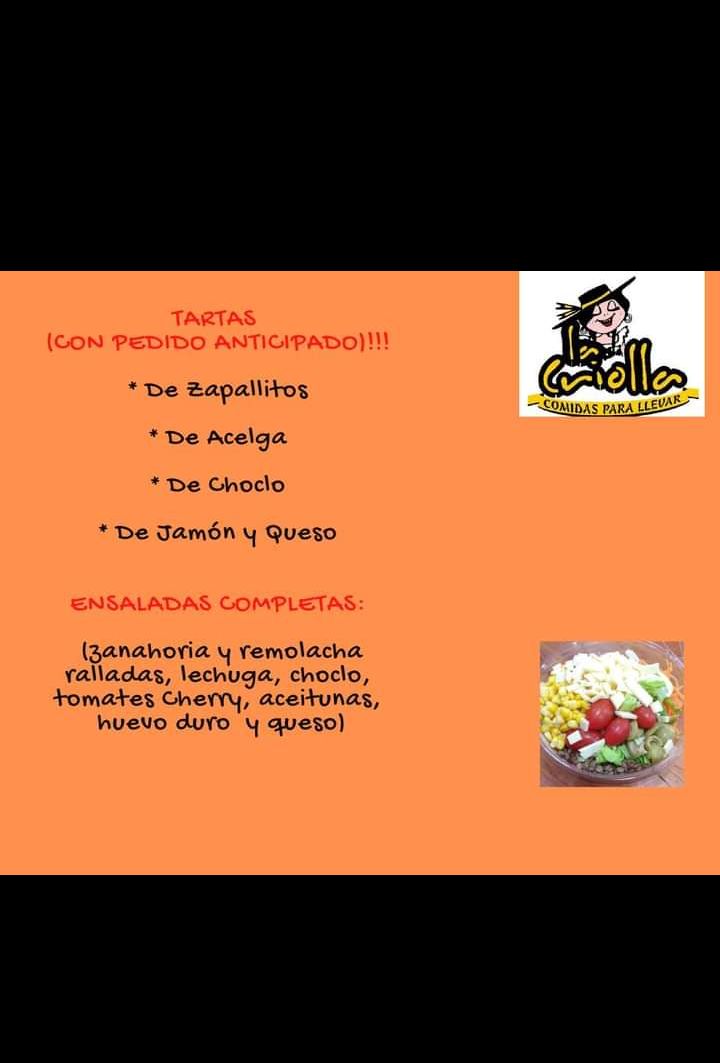La Criolla Photo Menu 2