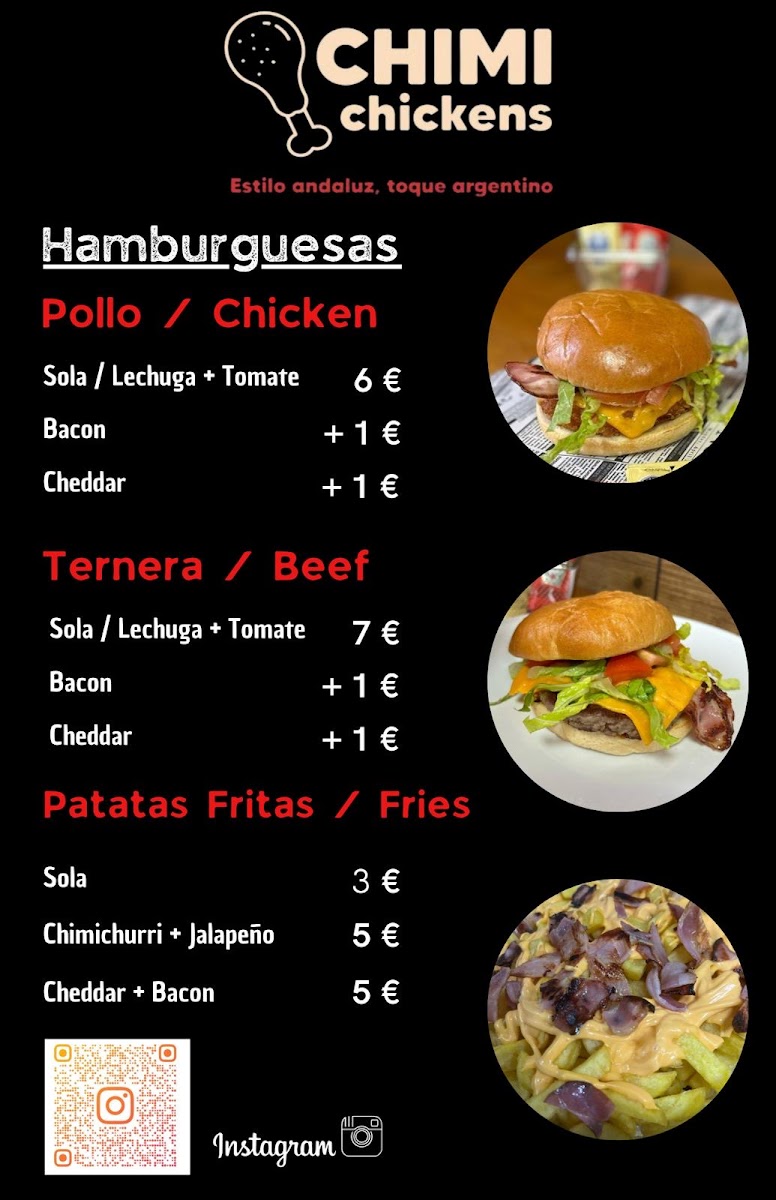 Chimi Chickens Photo Menu 3