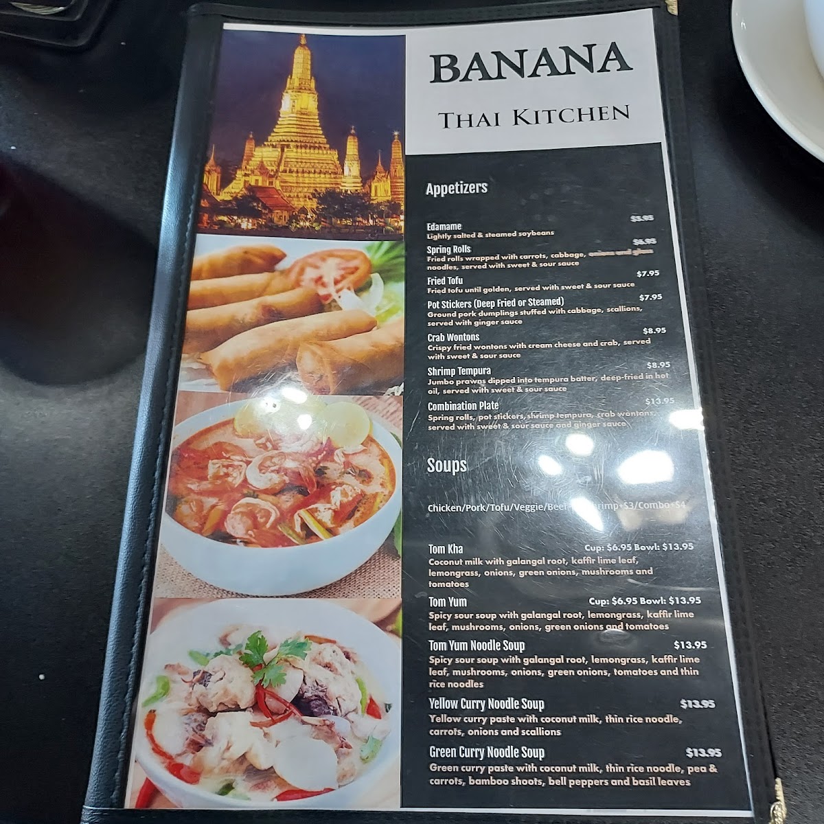 Banana Thai Kitchen Photo Menu 2