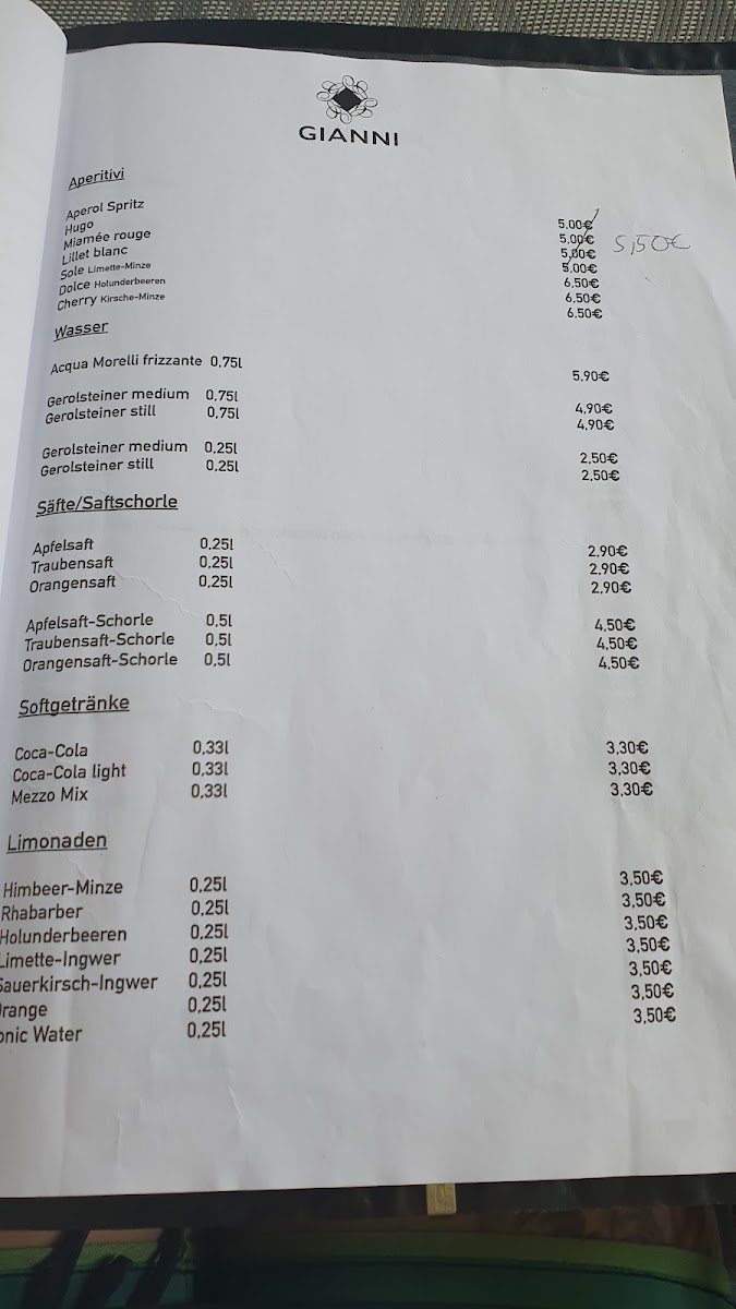 Gianni Ristorante-Pizzeria Photo Menu 10