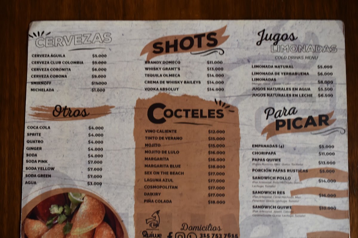 Quiwe Photo Menu 4