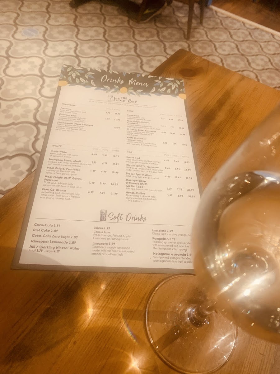Bella Italia - Cambridge Leisure Park Photo Menu 9