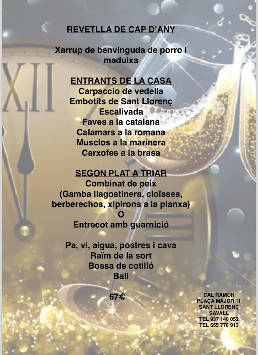 Restaurant Cal Ramon Photo Menu 5