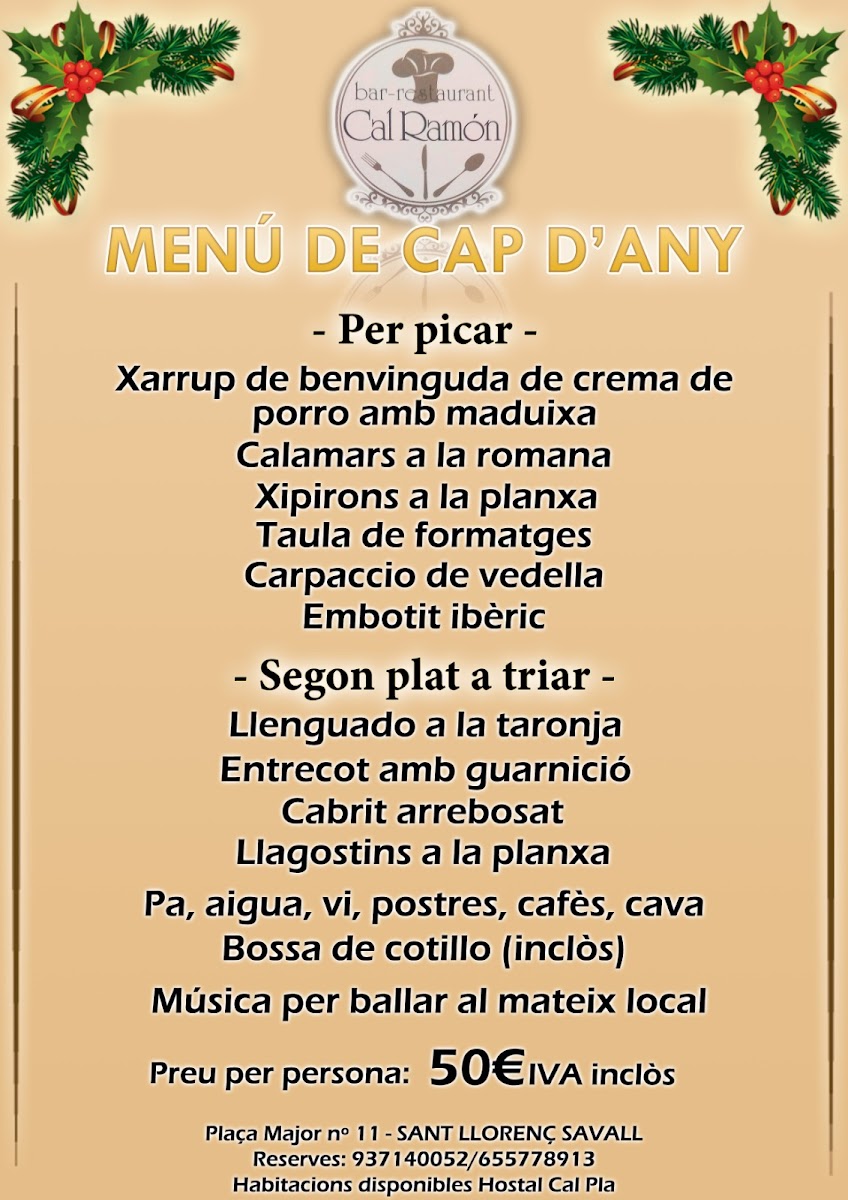 Restaurant Cal Ramon Photo Menu 7