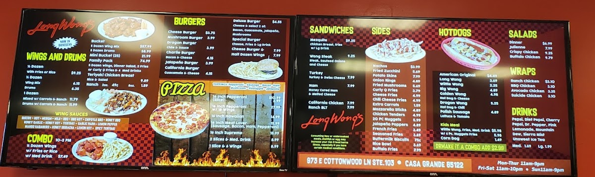 Long Wongs Photo Menu 3