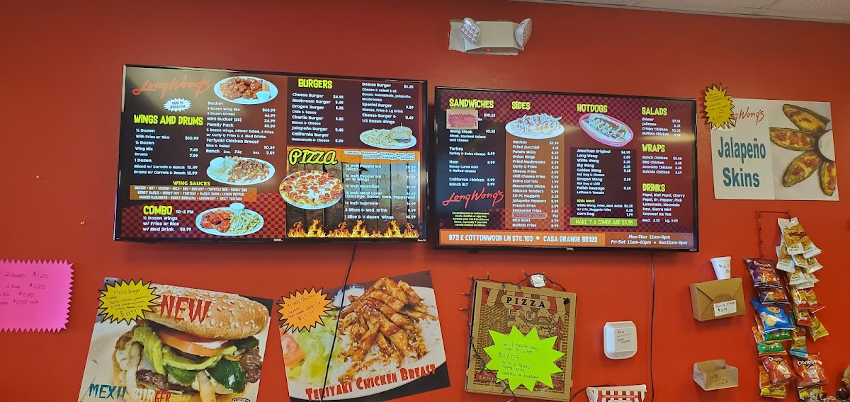 Long Wongs Photo Menu 4