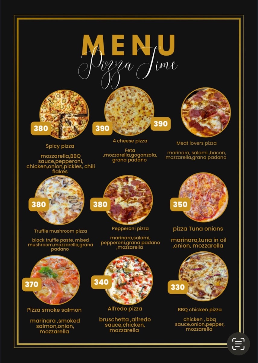 Pizza Time Lipe Photo Menu 1