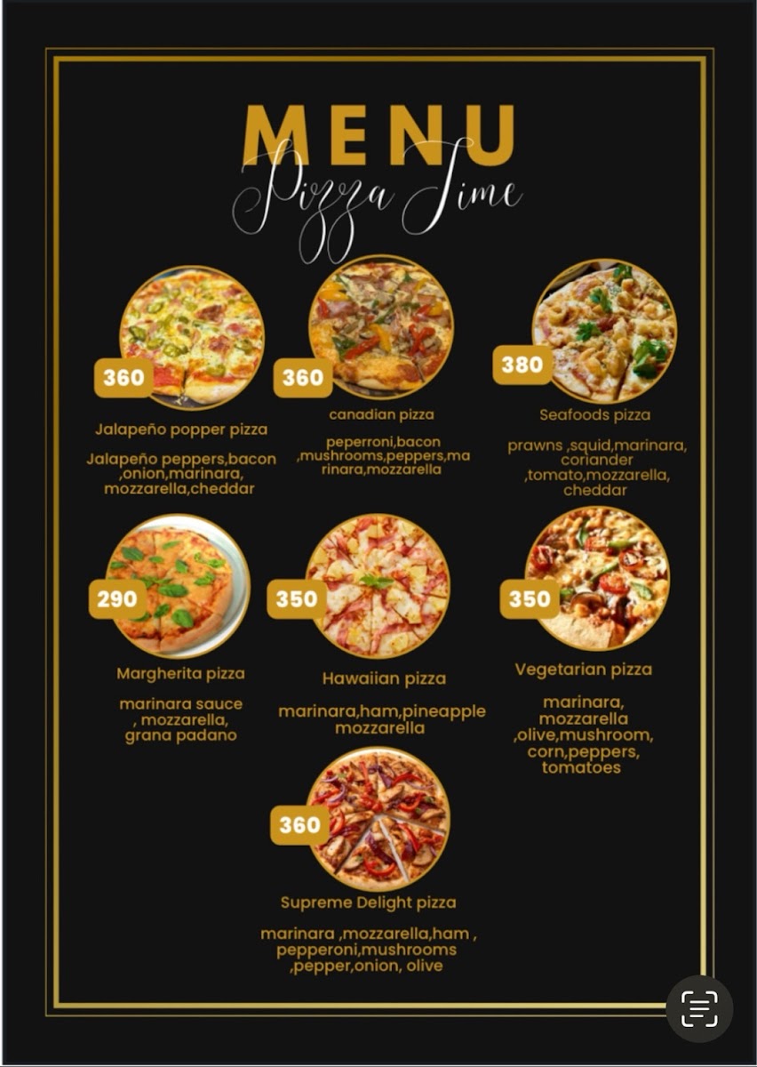 Pizza Time Lipe Photo Menu 4