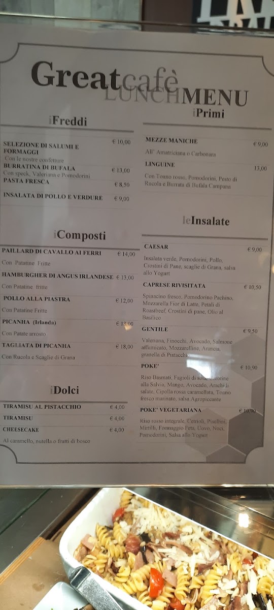 Great Cafè Photo Menu 1
