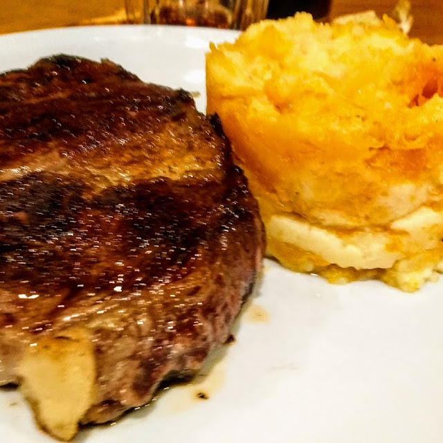 Entrecot A la Plancha Con Puré Mixto