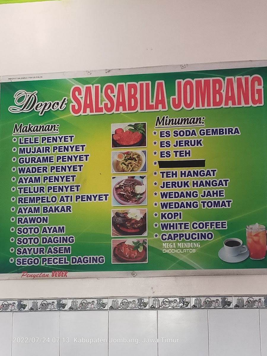 Rumah Makan Pecel Lele Salsabila Photo Menu 2